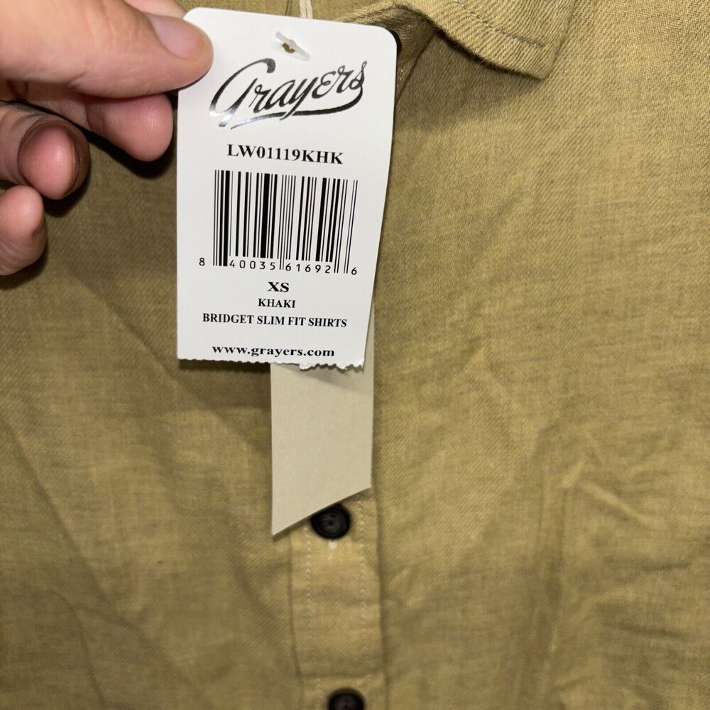 Womens Size XS Grayers Button Down Shirt NWT - Picture 3 of 6